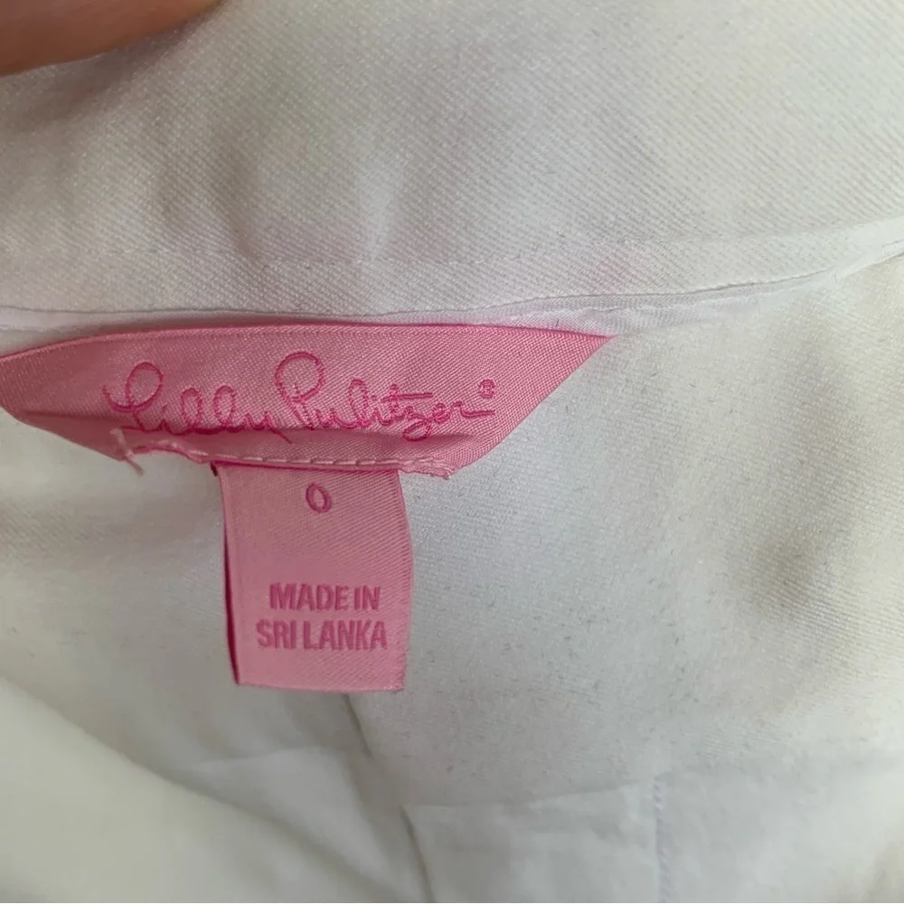 Lilly‎ Pulitzer White Shorts Size 0